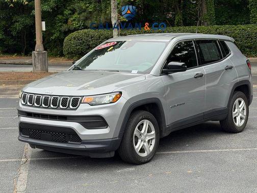 Billet Silver Metallic Clearcoat 2023 Jeep Compass Sport