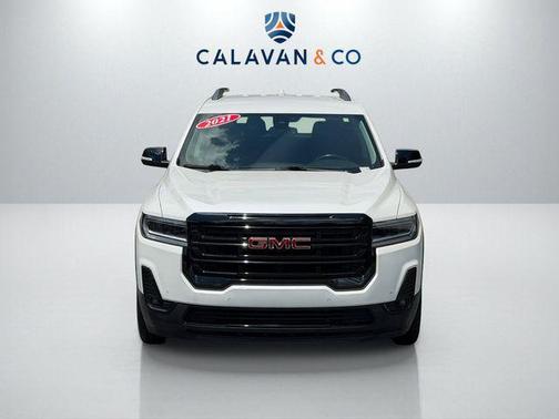 White Frost Tricoat 2021 GMC Acadia FWD SLT