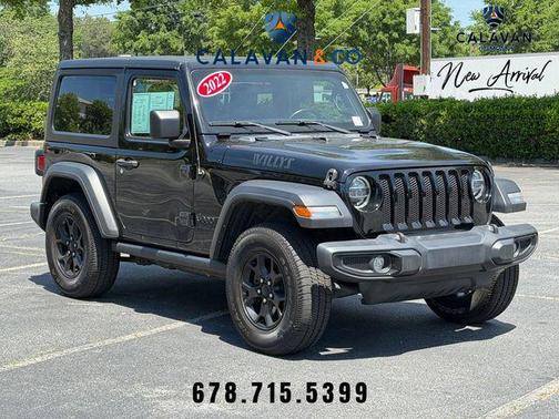 Black Clearcoat 2022 Jeep Wrangler Willys
