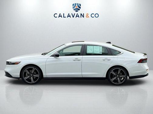 White 2023 Honda Accord Hybrid Sport