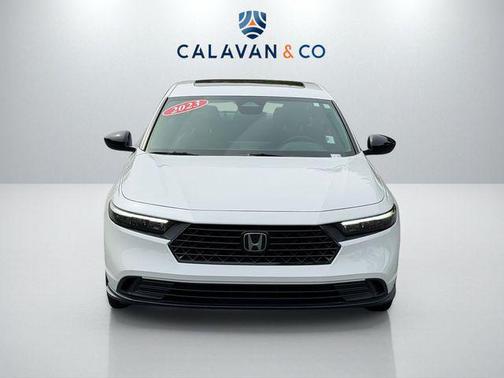 White 2023 Honda Accord Hybrid Sport