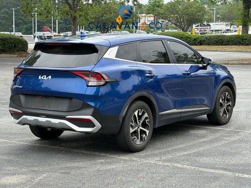 Sapphire Blue 2023 Kia Sportage EX