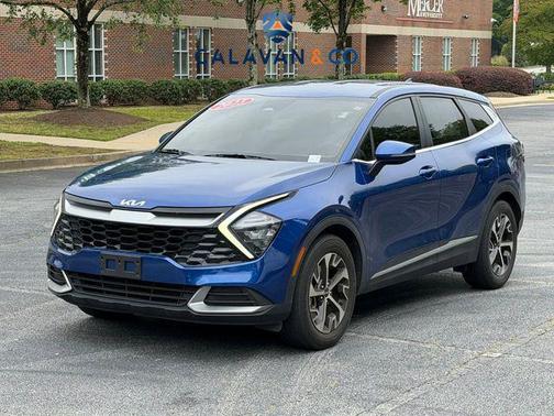 Sapphire Blue 2023 Kia Sportage EX