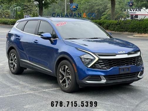Sapphire Blue 2023 Kia Sportage EX