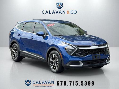 Sapphire Blue 2023 Kia Sportage EX