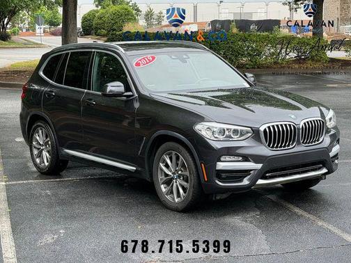 Dark Graphite Metallic 2019 BMW X3 sDrive30i