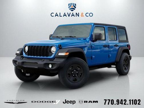 Hydro Blue Pearl Coat 2026 Jeep Wrangler Sport