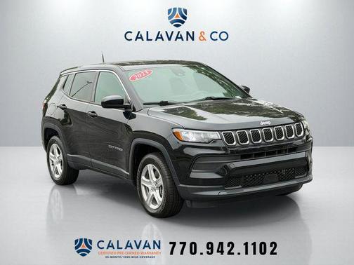 Diamond Black Crystal Pearlcoat 2023 Jeep Compass Sport