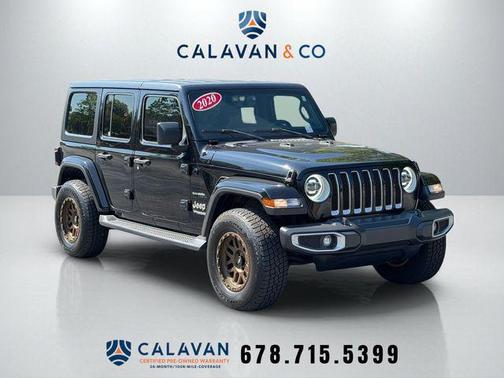 Black Clearcoat 2020 Jeep Wrangler Unlimited Sahara