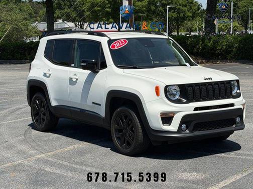 Alpine White Clearcoat 2023 Jeep Renegade Altitude