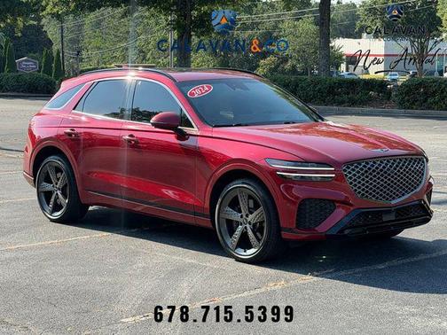 Mauna Red 2024 Genesis GV70 3.5T AWD Sport