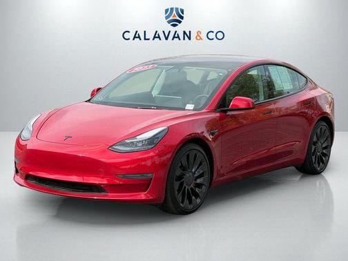 Red Multi-Coat 2023 Tesla Model 3 Performance