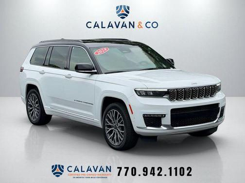 Bright White Clearcoat 2024 Jeep Grand Cherokee L Summit Reserve