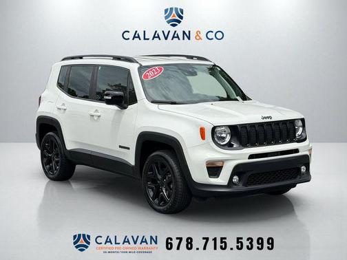 Alpine White Clearcoat 2023 Jeep Renegade Altitude