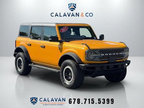 Orange Metallic 2022 Ford Bronco Badlands