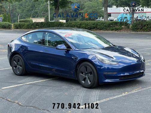 Deep Blue Metallic 2023 Tesla Model 3 Standard Range