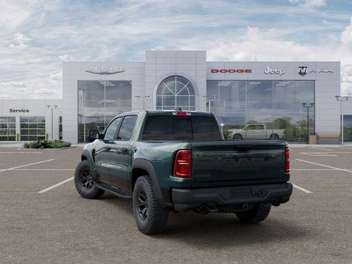Serrano Green Metallic 2026 RAM 1500 RHO Crew Cab 4x4 5'7' Box