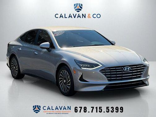 Curated Silver 2023 Hyundai SONATA Hybrid SE