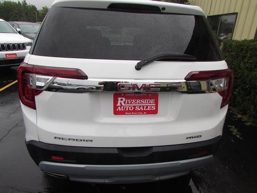 Summit White 2021 GMC Acadia AWD SLE