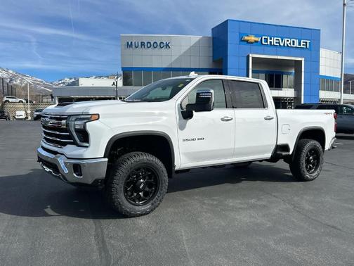 Summit White 2026 Chevrolet Silverado 3500 LTZ