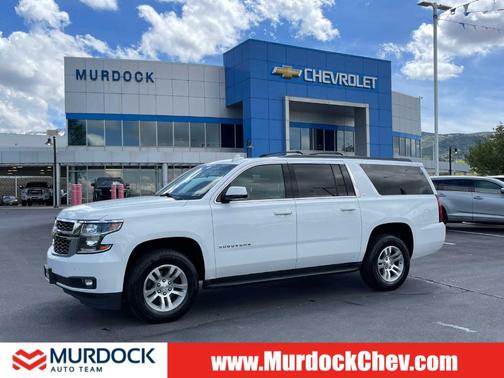 Summit White 2019 Chevrolet Suburban LT