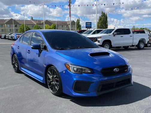 Blue 2018 Subaru WRX STI Base