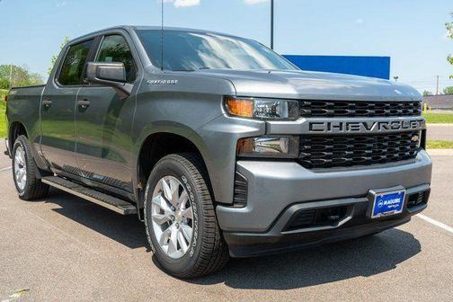 Satin Steel Metallic 2019 Chevrolet Silverado 1500 Custom