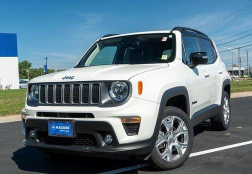 Alpine White Clearcoat 2023 Jeep Renegade Limited