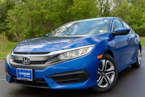Blue 2018 Honda Civic LX