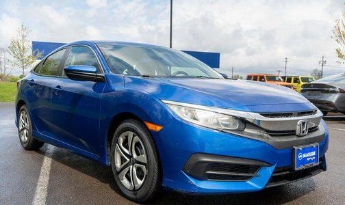 Blue 2018 Honda Civic LX