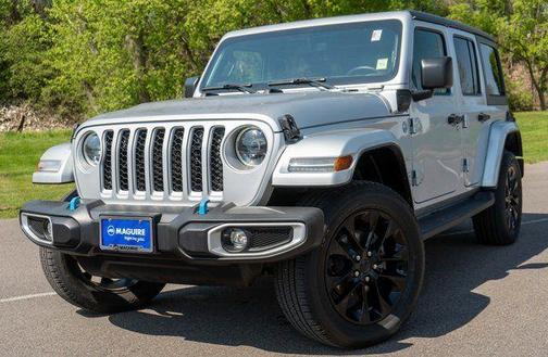 Silver Zynith Clearcoat 2023 Jeep Wrangler 4xe Sahara