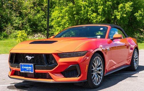 Red 2025 Ford Mustang GT Premium