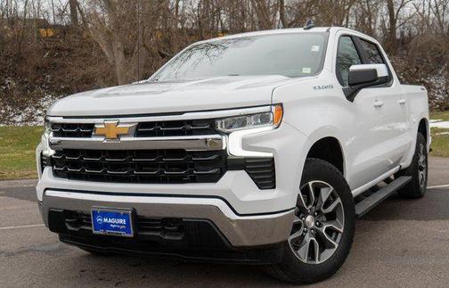 Summit White 2023 Chevrolet Silverado 1500 LT