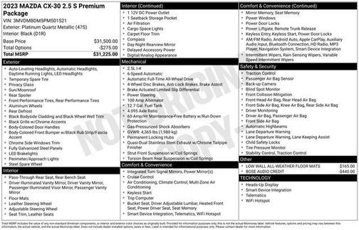 2023 Mazda CX-30 2.5 S Premium Package