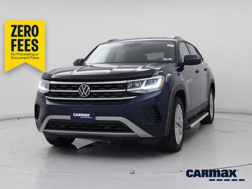 Blue 2021 Volkswagen Atlas Cross Sport SE