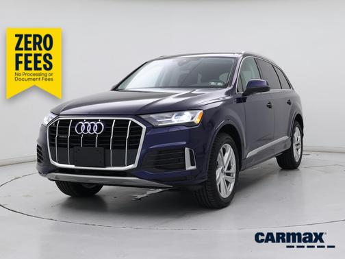 Blue 2023 Audi Q7 Premium