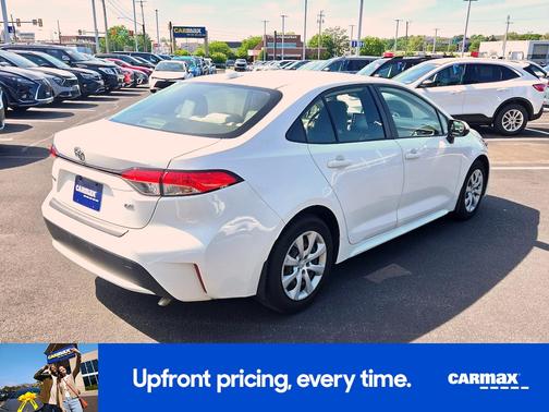 White 2021 Toyota Corolla LE