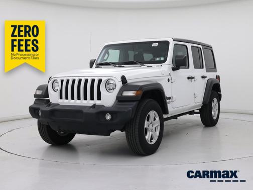 White 2021 Jeep Wrangler Unlimited Sport S