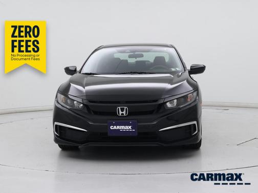 Black 2019 Honda Civic LX