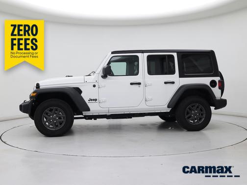 White 2025 Jeep Wrangler Sport S