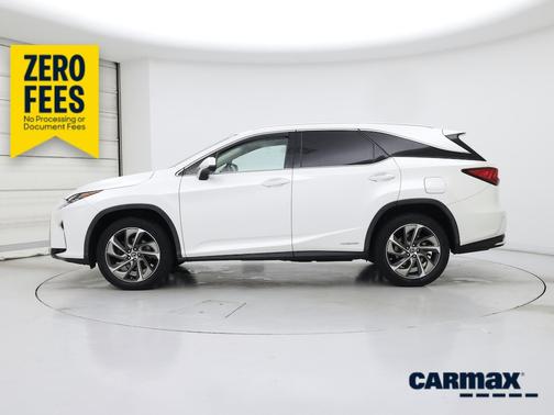 White 2019 Lexus RX 450h L Luxury