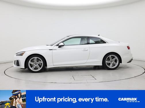 White 2022 Audi A5 S-Line Premium