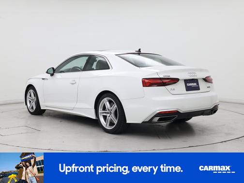 White 2022 Audi A5 S-Line Premium