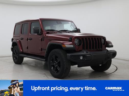 Burgundy 2022 Jeep Wrangler Unlimited Sahara Altitude