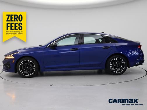 Blue 2021 Kia K5 GT-Line