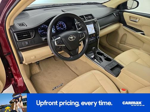 Red 2015 Toyota Camry XLE