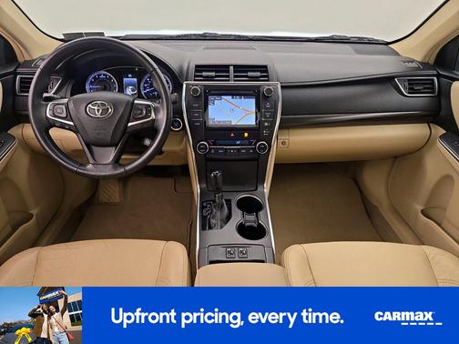 Red 2015 Toyota Camry XLE
