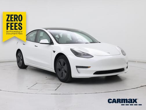 White 2021 Tesla Model 3 Standard Range Plus