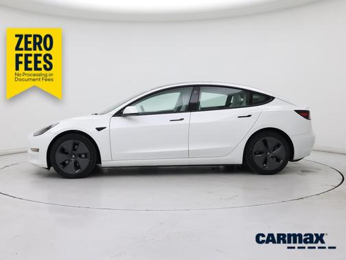 White 2021 Tesla Model 3 Standard Range Plus