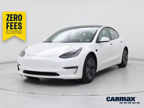 White 2021 Tesla Model 3 Standard Range Plus
